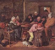 Adriaen Brouwer Das Schlachtfest oil painting artist